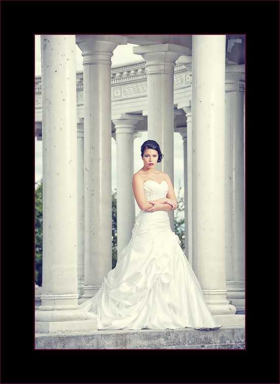 Beautiful bride at the Grotto….