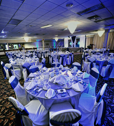 What about your wedding reception hall lighting…