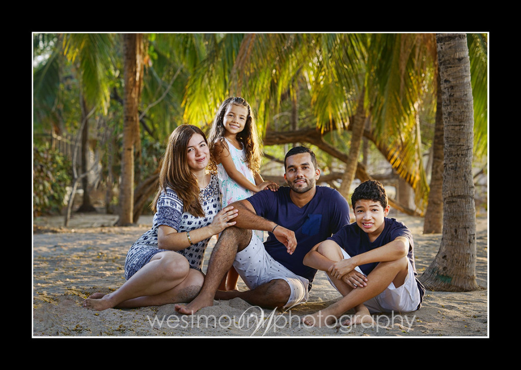 More beach portraits in Costa Rica with Rosa and family….