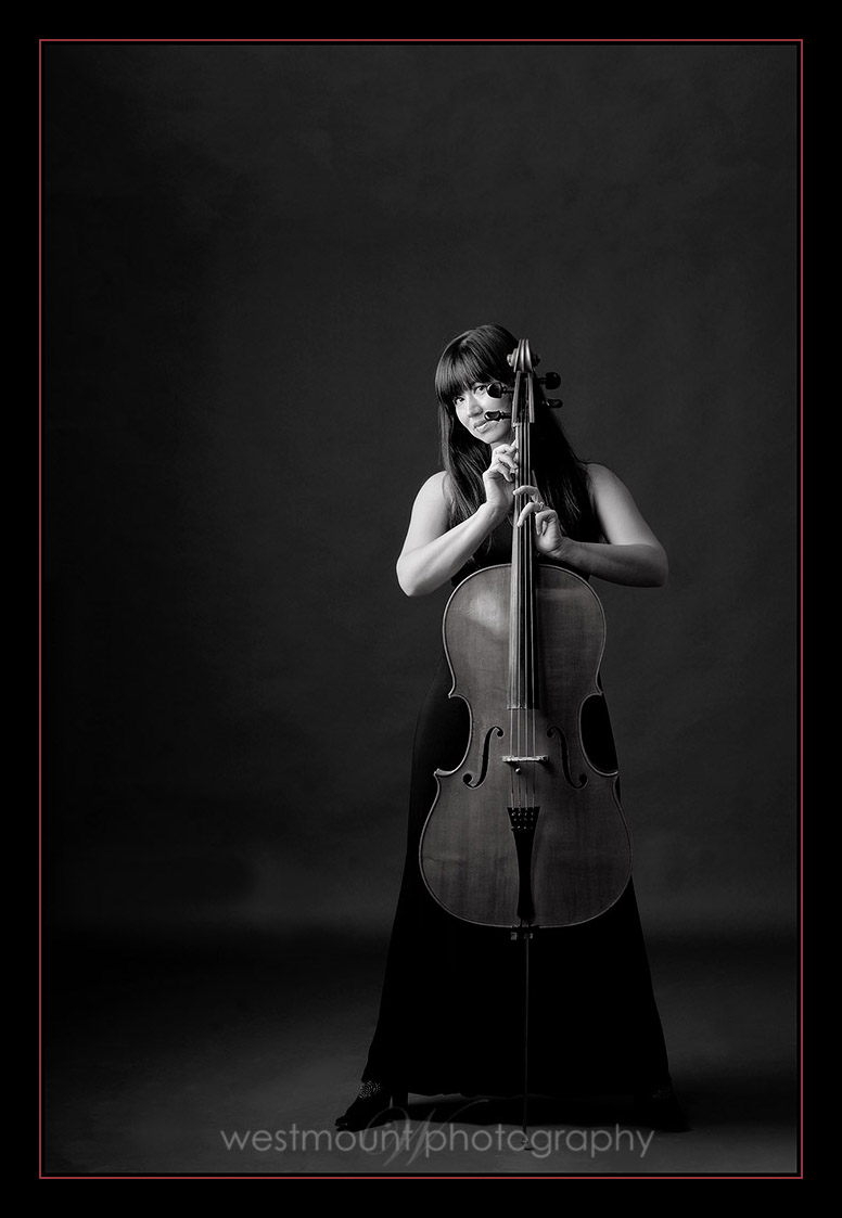 Alexandra and her cello…