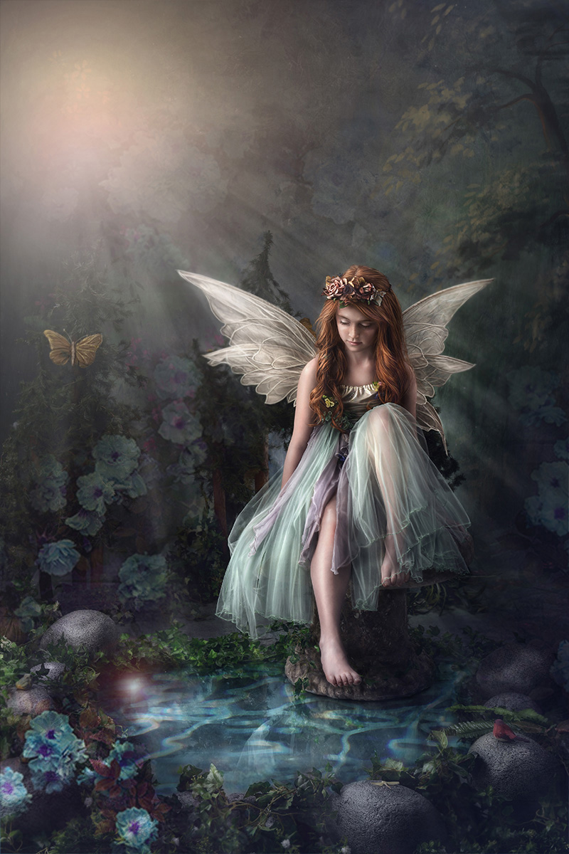 New look in painted fairy portraits…