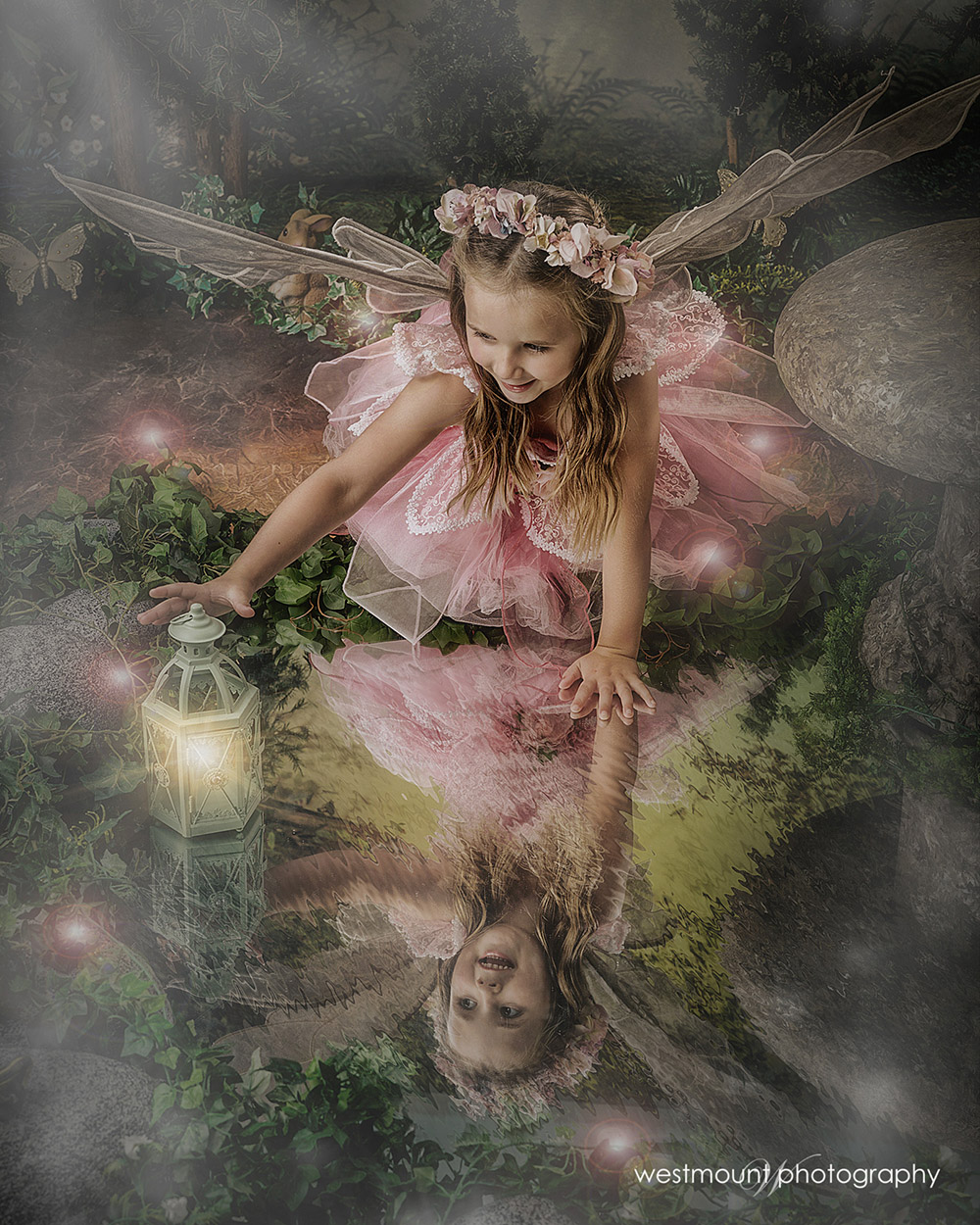 Cute little fairies are filled with love and wonder…